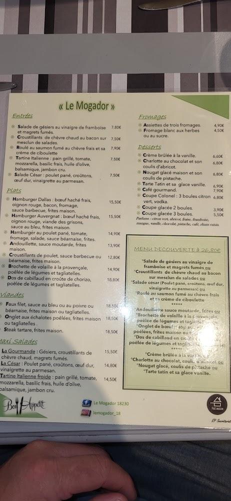 Le Mogador - Menu Image 3